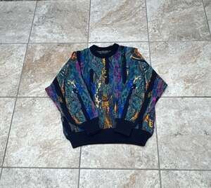 Vintage Far Horizons Australia 3D Knit Textured Crewneck Sweater